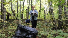 25 сентября студенты техникума приняли участие в экологической акции по сбору мусора «Экодежурный по стране»