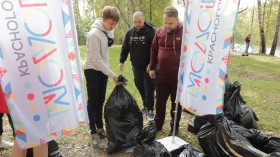 25 сентября студенты техникума приняли участие в экологической акции по сбору мусора «Экодежурный по стране»